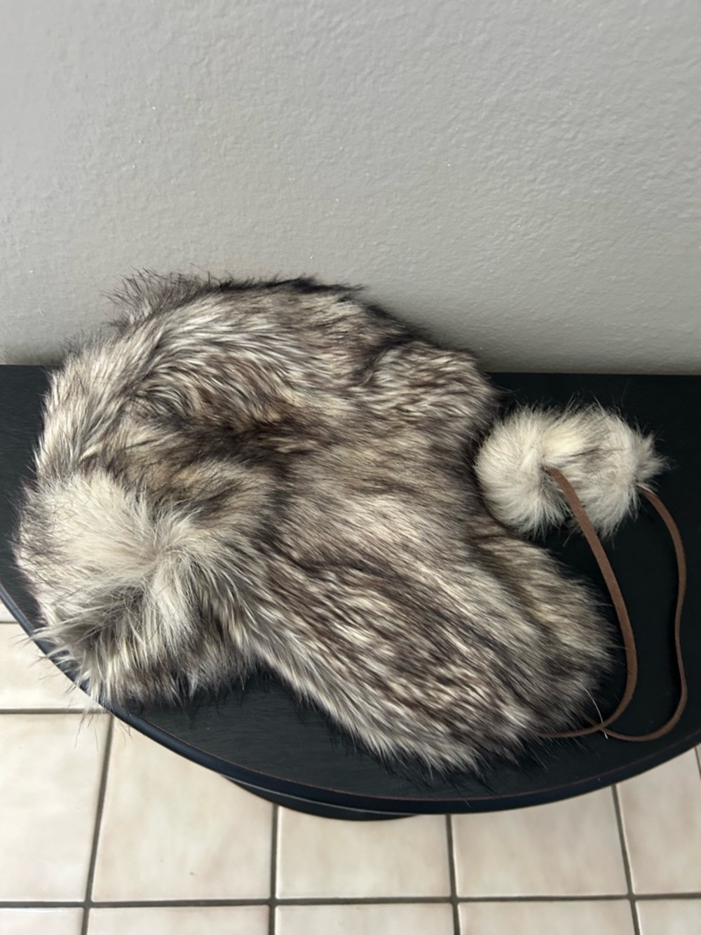 Merona Brown Faux Fur-Lined Winter Hat
